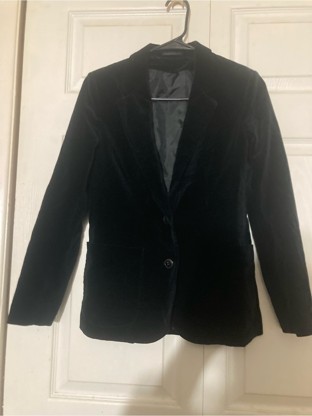 Black Velvet Women's Blazer Jacket S